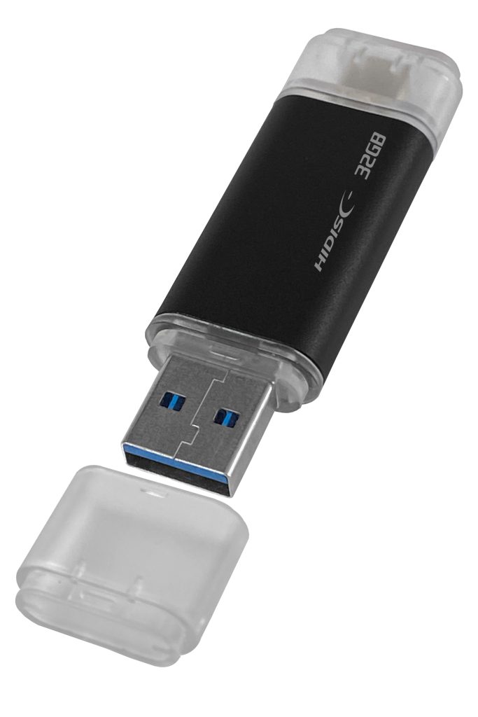 HIDISC USB3.2 Gen2 Type-C &USB A スマホ・タブレット パソコンで使える! HDUF136C32G3C