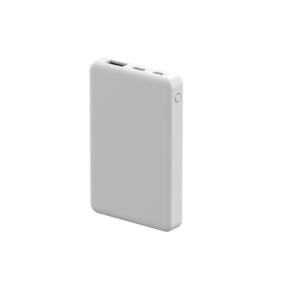 【ＣＣＣ認証品】HIDISC モバイルバッテリー 5000mAh ホワイト HD4-MBFT3C05WH【3Ｃ認証品】