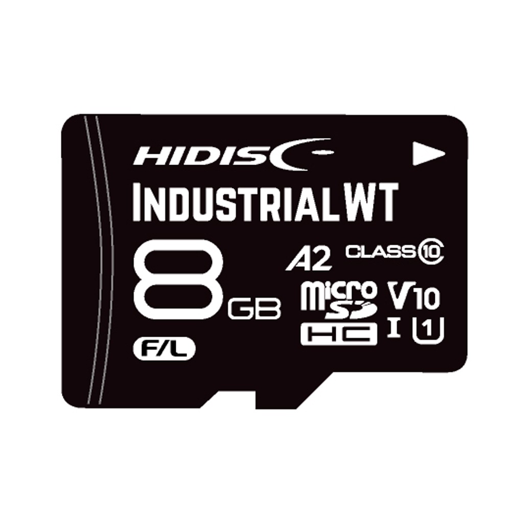 HIDISC 高温度耐久 microSDHCカード 8GB HDMCSDHC8GMLLWTJP3