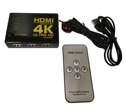 リファービッシュ】HIDISC HDMIセレクター リモコン付 5入力