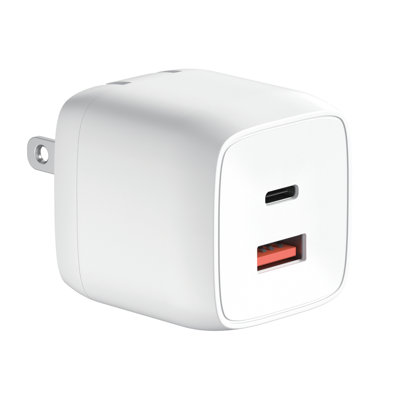 HIDISC Type-AとType-Cが2台同時に充電できるUSB充電器 3A 2ポートHD-AC2P5V3AWH