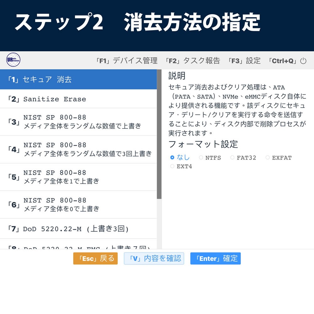 HIDISC ERASER 4GB データ完全消去ソフト HDUR4GB