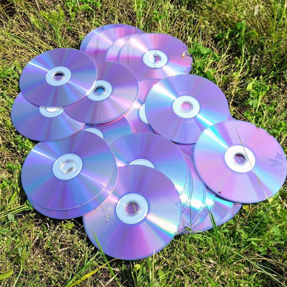 防鳥・鳥よけ用リユースCD（100枚セット）