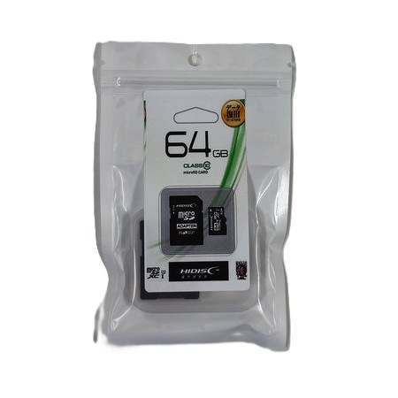 【リファービッシュ】HIDISC microSDXCカード 64GB CLASS10 UHS-1対応 SD変換アダプタ/ケース付き[M便1/2]