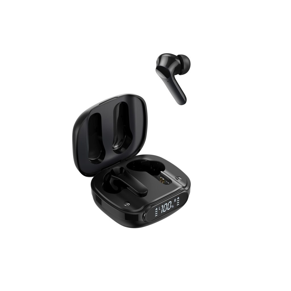 【リファービッシュ】 HIDISC アクティブノイズキャンセル搭載 完全ワイヤレスイヤホン（ANC　WIRELESS）R-HDBTANC39BK
