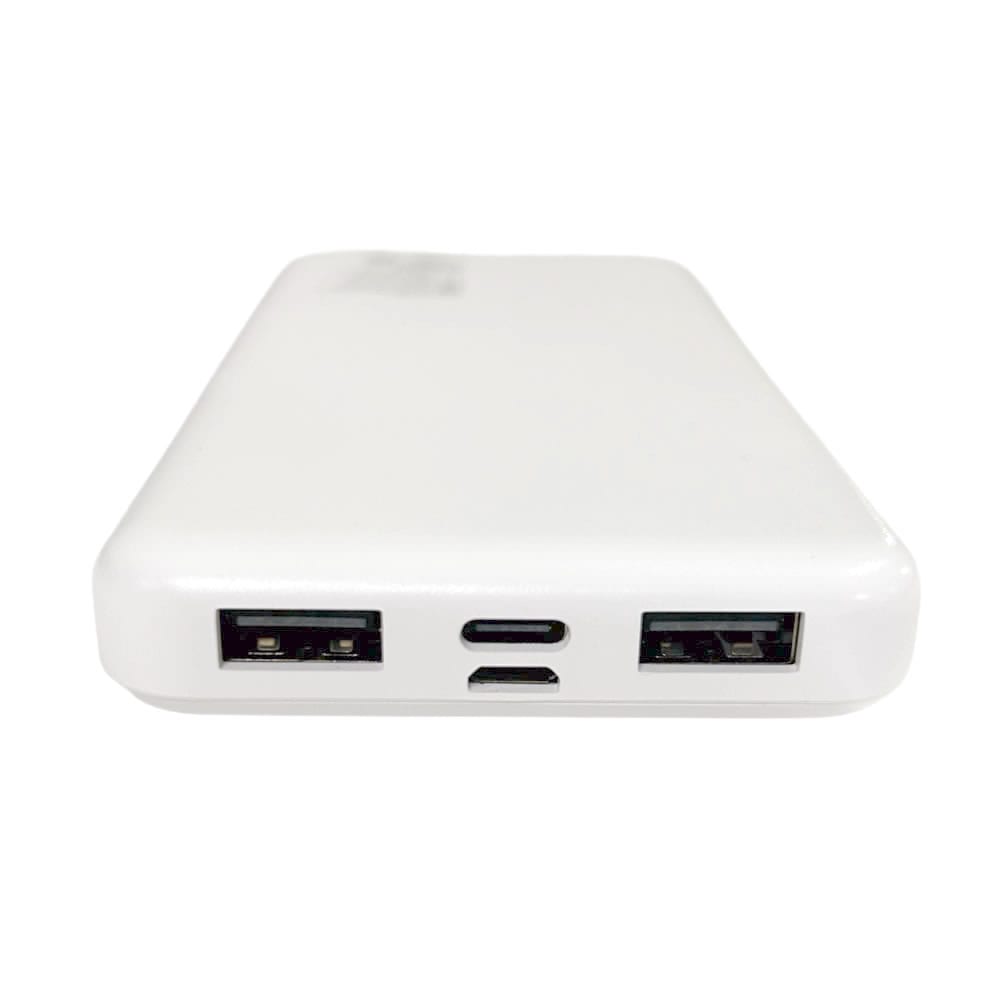 充電ケース ホワイト 使用感あり リファービッシュ】HIDISC コンパクトスリム急速充電 モバイル