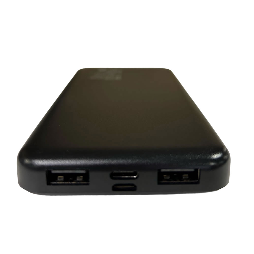 【リファービッシュ】HIDISC コンパクトスリム急速充電 モバイルバッテリー 10000mAh ブラック R-HD-MB10000TABK-PP