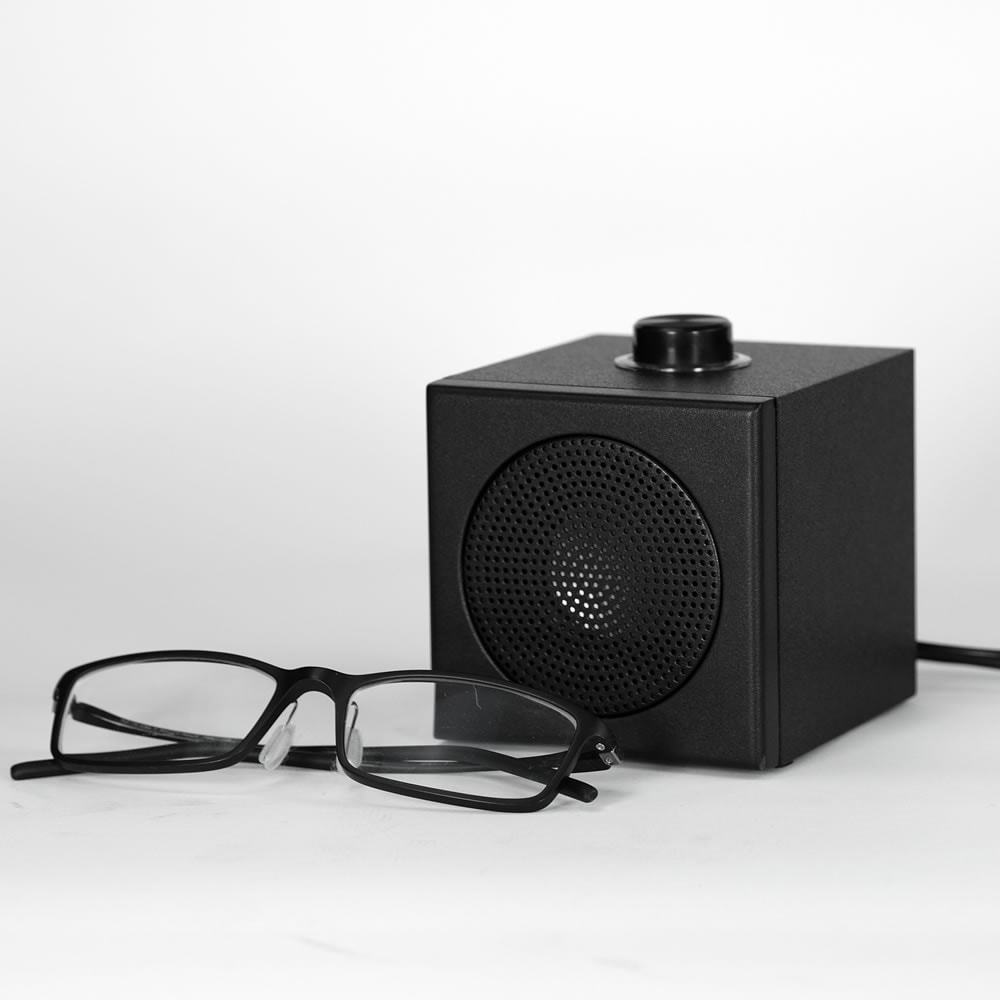 【リファービッシュ】HIDISC お手元スピーカー ブラック R-HD-WSPK5MBK テレビ音声を手元でクリアに聴ける快適スピーカー