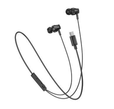 【リファービッシュ】 HIDISC 高音質 x 重低音 Tyep-C接続 有線イヤホン R-HD-WEC12BK