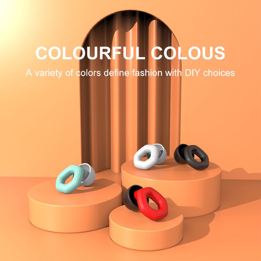 HIDISC　RING CALM　カラフル静音シリコン耳栓　EP029