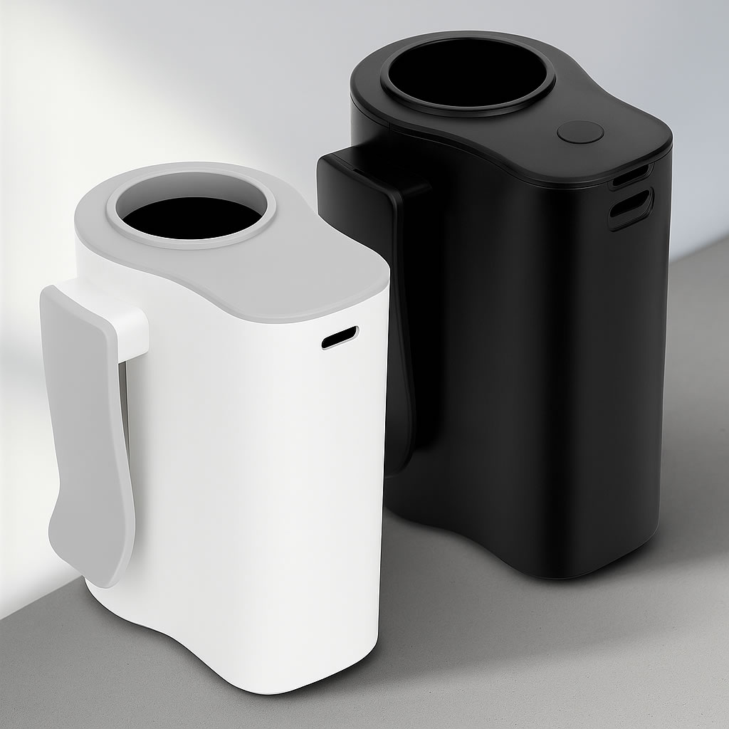 ウエスト装着ファン 100段階風量調節＆大容量4000mAhバッテリー搭載｜軽量コンパクト＆Type-C充電対応モデル