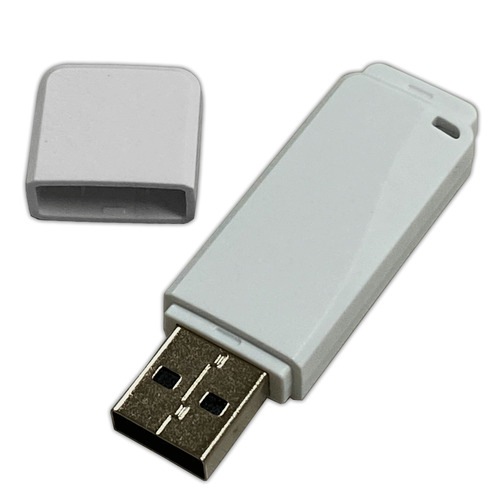 HIDISC USB 2.0 フラッシュドライブ 16GB 白 キャップ式 HDUF132C16G2