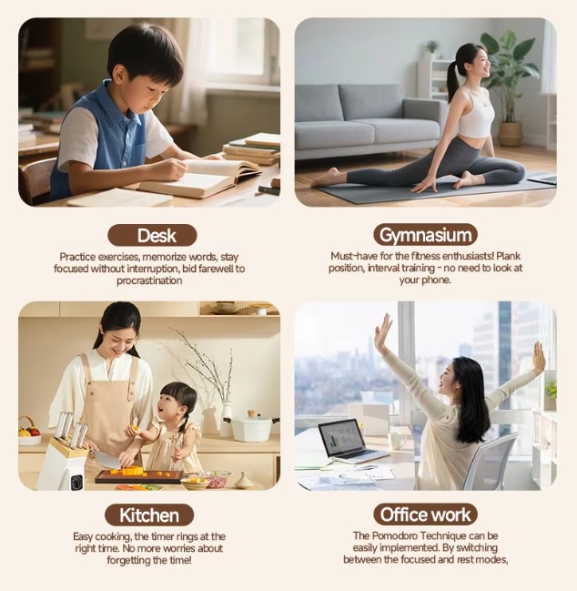 HIDISC　コンパクト多機能タイマー F9  ブルー