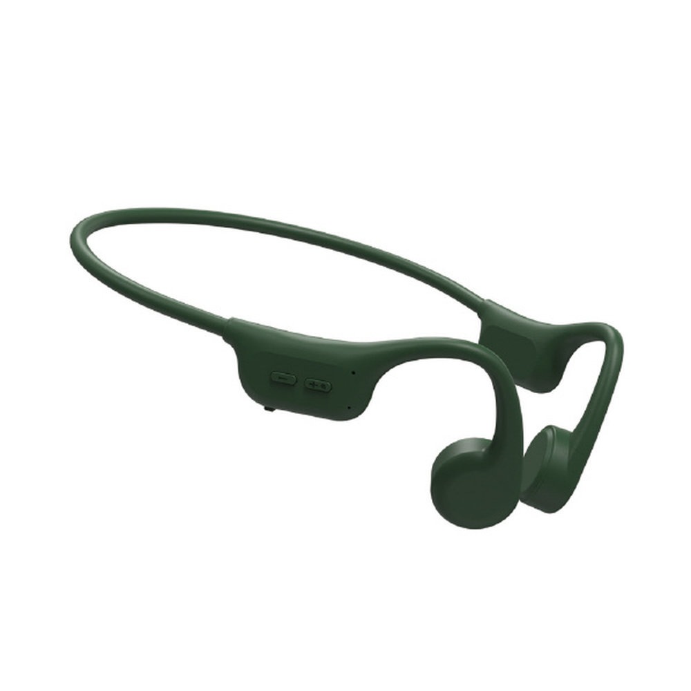 【リファービッシュ】HI DISC 骨伝導ワイヤレスヘッドフォン グリーン R-HDBCEX19GLLE4