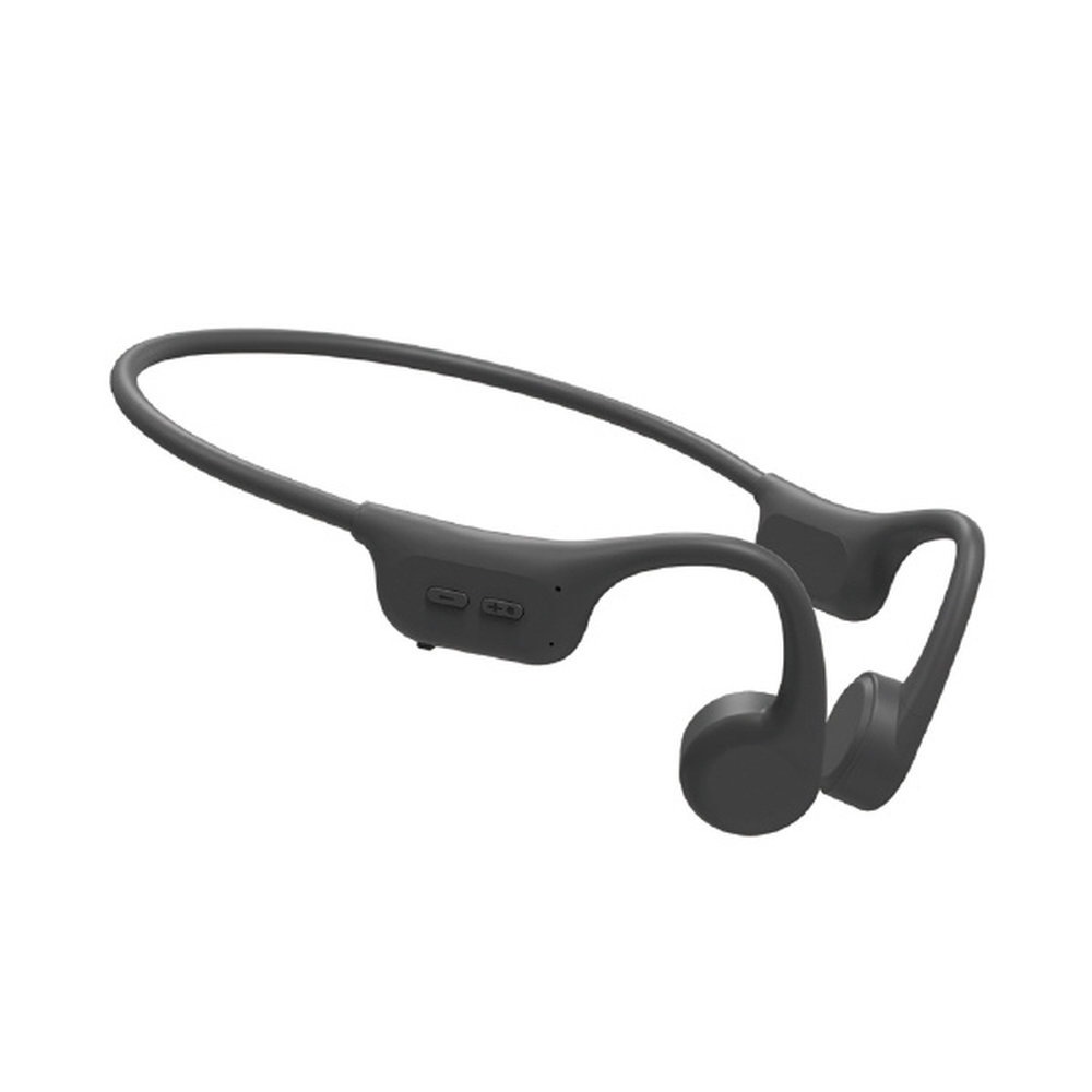 【リファービッシュ】HIDISC 骨伝導ワイヤレスヘッドフォン グレー R-HDBCEX19GRLE4