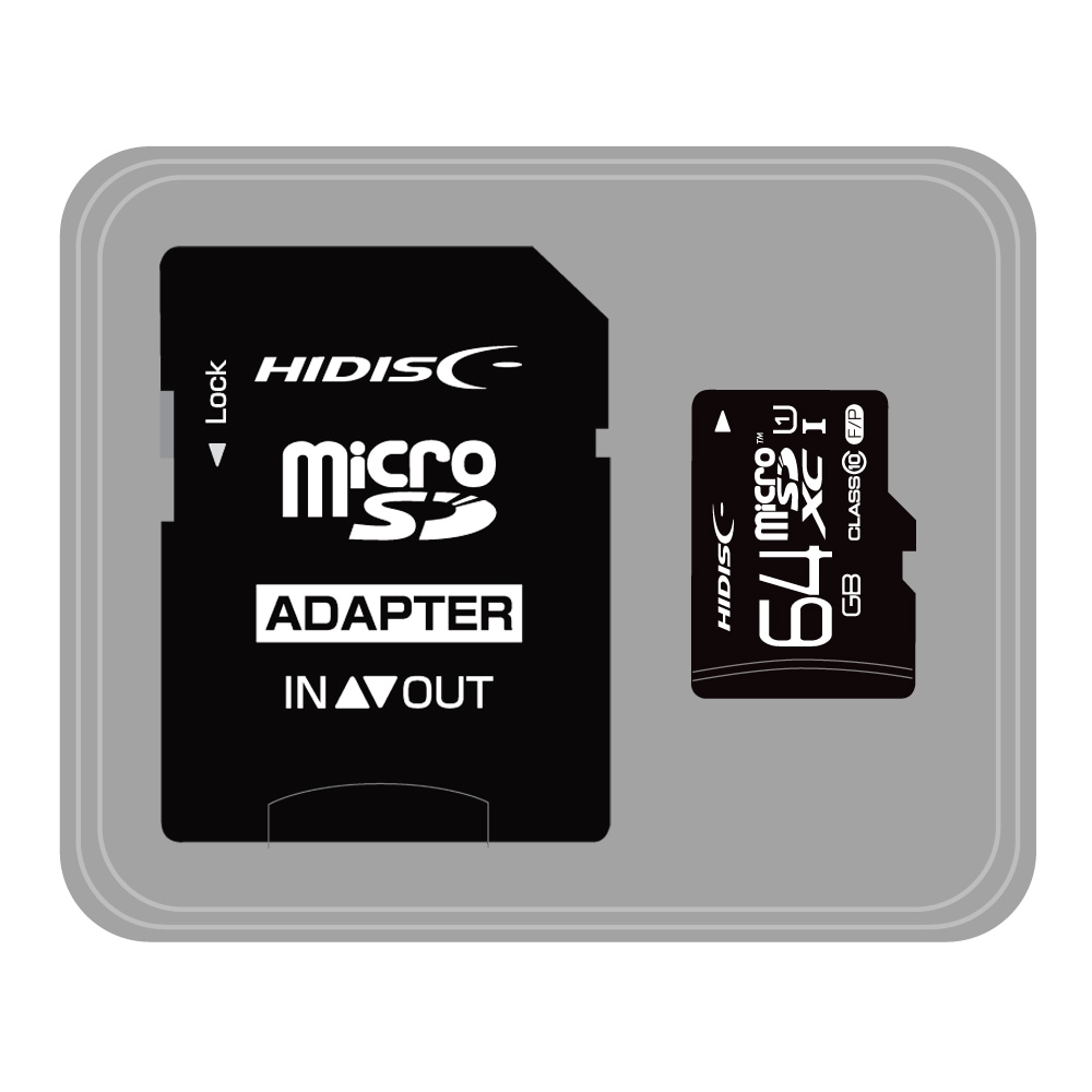 microSDHCカード 64GB CLASS10 UHS-1対応 “高速転送” HDMCSDX64GCL10UIJP3
