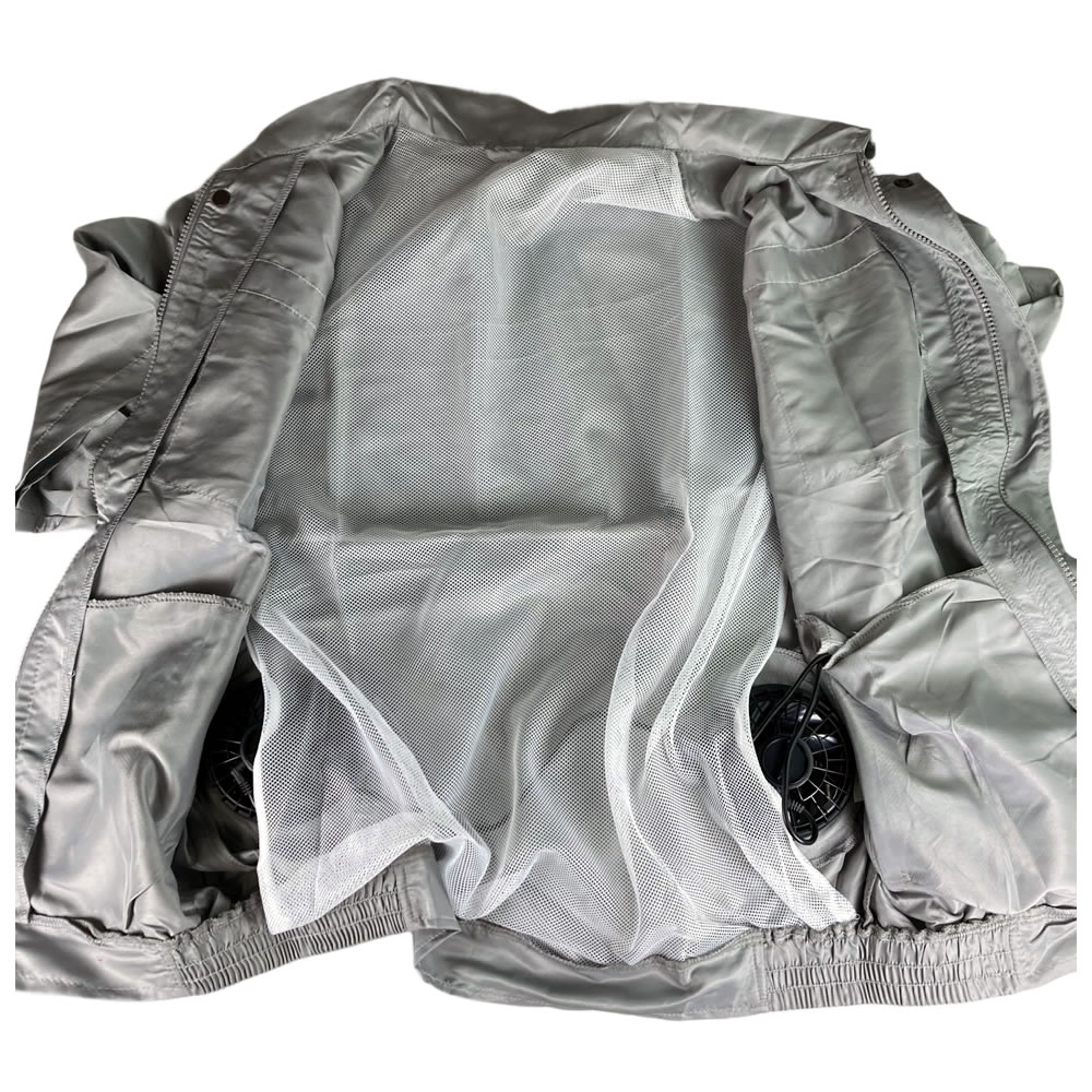 半袖送風服 12Vパワーファン|背面送風&熱中症対策に最適、建築・農作業の夏も快適