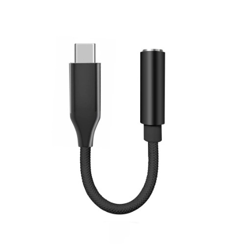 【リファービッシュ】HIDISC USB Type-C オーディオ変換アダプタ R-HD-ADTC35BK ブラック