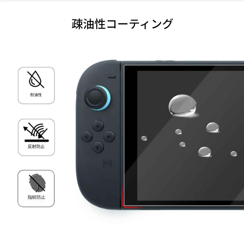 【新型対応】Nintendo Switch 2用 画面保護フィルム 0.33mm 2.5D設計 BLC強化ガラス