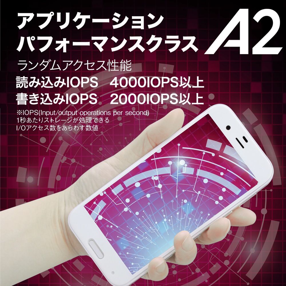 HIDISC 超高速microSDXCカード 256GB CLASS10 UHS-I Speed class3, A2対応 HDMCSDX256GA2V30