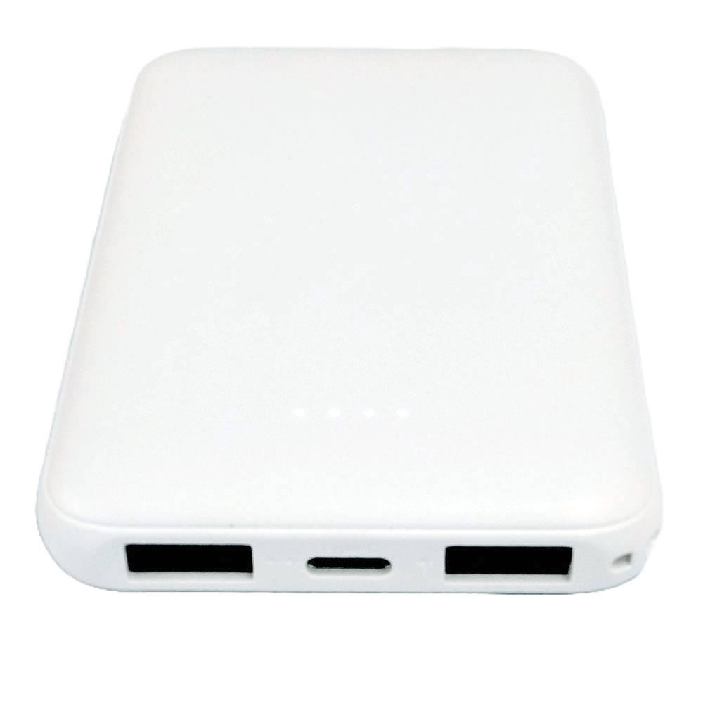 【リファービッシュ】 HIDISC コンパクトサイズ Type-C入出力対応 モバイルバッテリー 5000ｍAh 充電器 R-HD-MBTC5000GFWH-PP