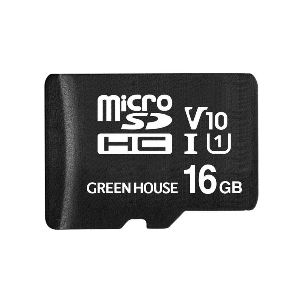 グリーンハウス GH-SDM-AW16G [microSDHCカード UHS-I U1 V10 16GB]