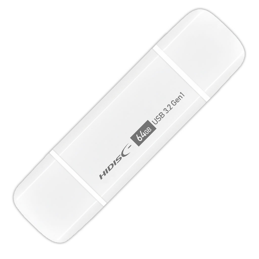 HIDISC OTG USBメモリ 64GB Type-C＆USB-A 両対応！高速転送＆幅広い互換性 HDUF148C64G3C