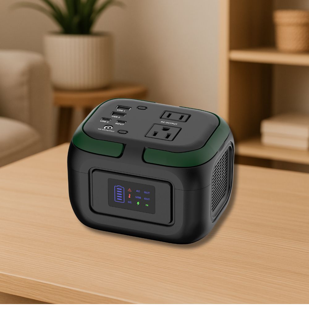 【防災対策用品】 HIDISC ポータブルパワーステーション HD-PPSG120