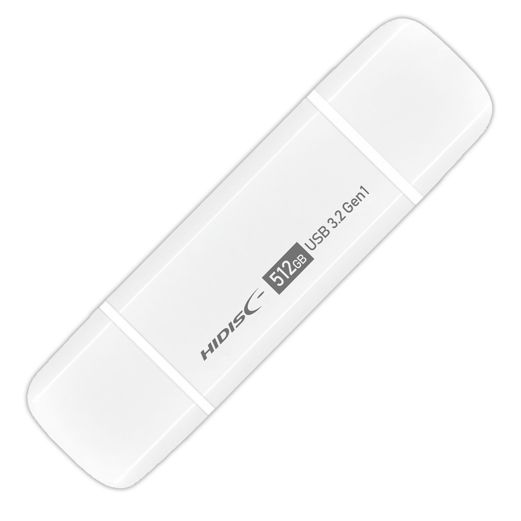 HIDISC OTG USBメモリ 512GB Type-C&USB-A 両対応!高速転送&幅広い互換性 HDUF148C512G3C