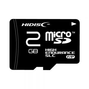HIDISC SLC採用高耐久 microSDカード 2GB KIOXIAチップ採用 HDMCSD2GSLPJP3