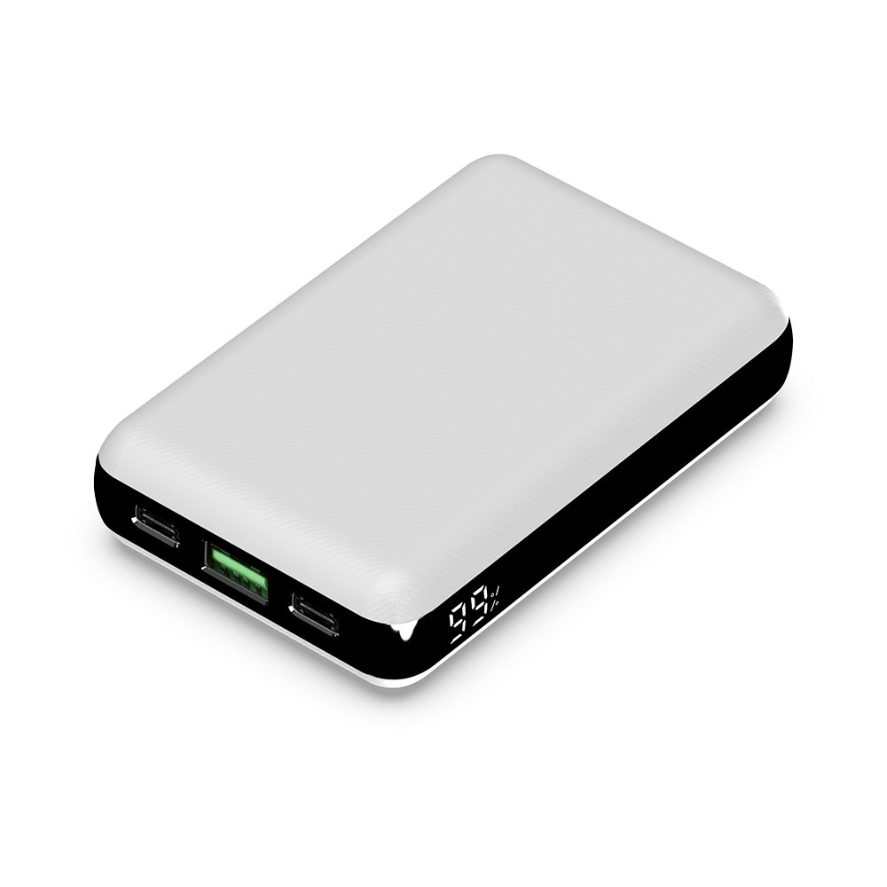 HIDISC PD30W急速充電 Type-Cx2, USB-Ax1 モバイルバッテリー 10000mAh HD-PD30W10000FTWH