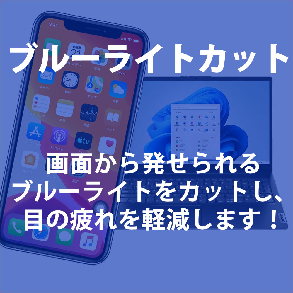 HIDISC for iPad10.2inch 第10世代対応 ブルーライトカット 強化ガラスフィルム