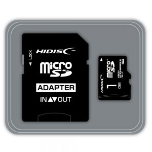 HIDISC SLC採用高耐久 microSDHCカード 1GB KIOXIAチップ採用 HDMCSD1GSLPJP3