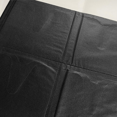 不織布208枚収納可カバー無冊子 CD、DVDケース 両面不織布(黒) | 記録