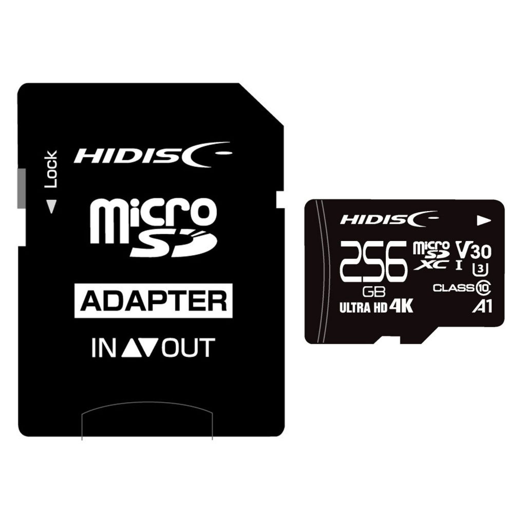 超高速microSDXCカード 256GB CLASS10 UHS-I, A1対応 HDMCSDX256GCL10V30[M便1/2]
