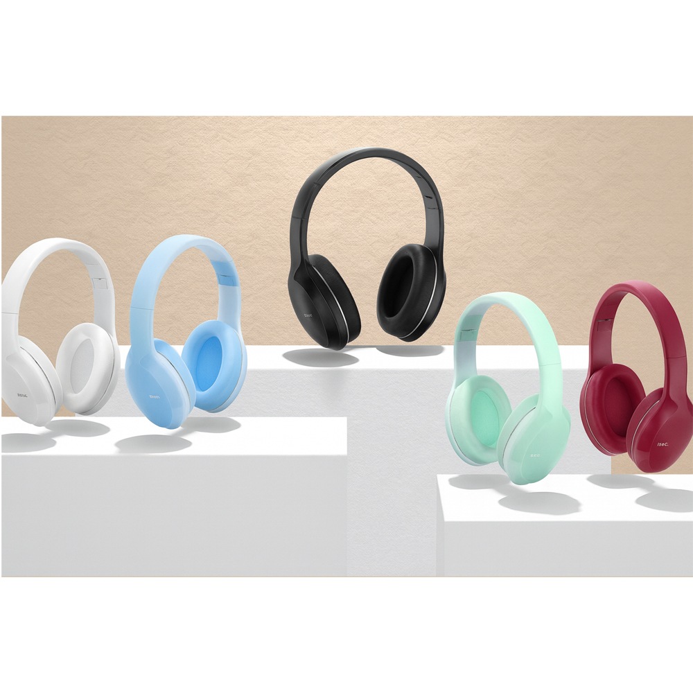 有線ステレオ ヘッドホン (マイク付き)　HD-H100d-WH