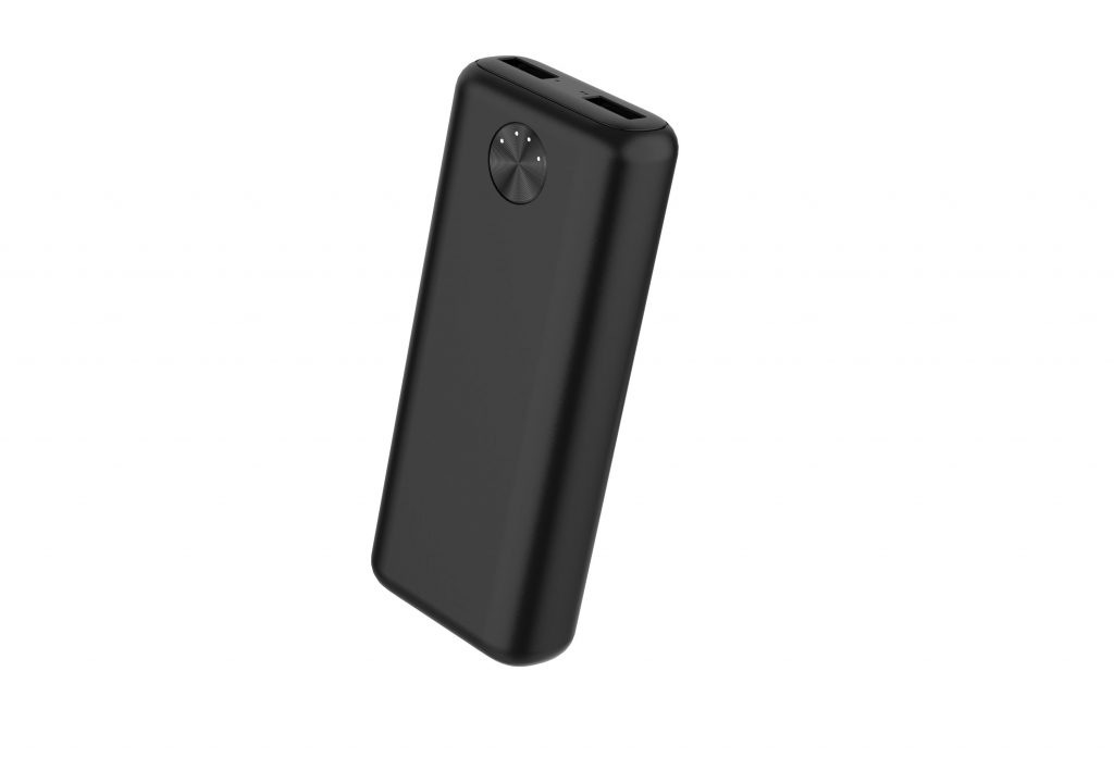 HIDISC SMART MINI コンパクト 10000mAh 高耐圧IC搭載モバイルバッテリー ブラック HD-NIC10000GFBK