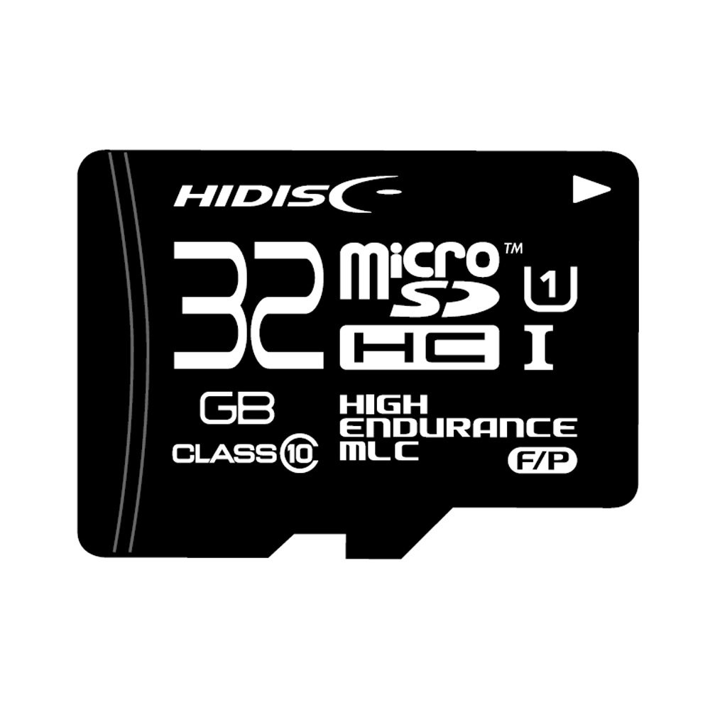 HIDISC MLC採用高耐久 microSDHCカード 32GB KIOXIAチップ採用 HDMCSDHC32GMLPJP3