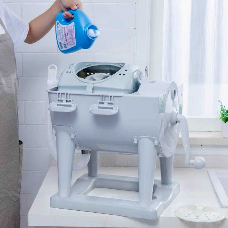 【リファービッシュ】HIDISC ドラム式手動洗濯・脱水機 停電でも洗濯ができます お手軽セカンドランドリーとしても！ R-MG-MWADM02 [返品交換不可]