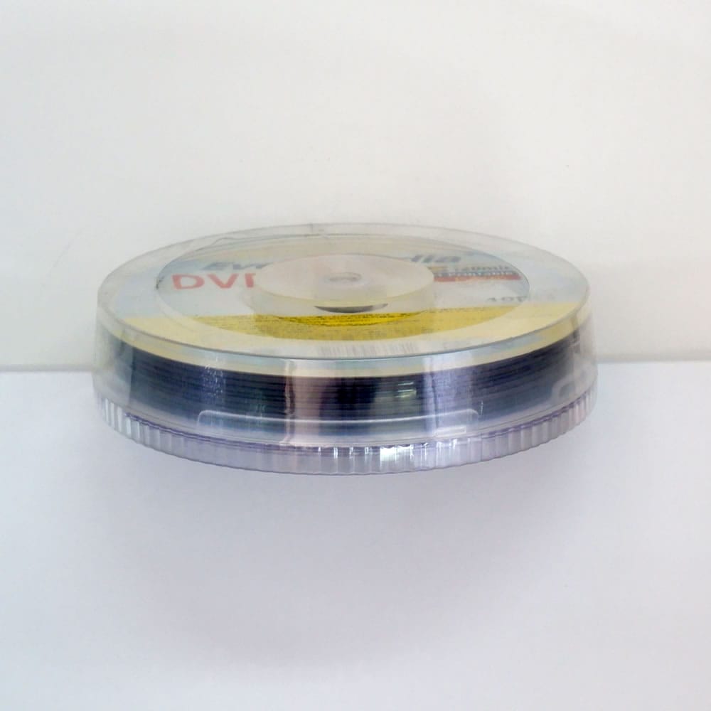 【10個セット】EVER MEDIA DVD+R アナログ録画・データ用 120分 4倍速対応 10枚 スピンドルケース入り ホワイト プリンタブル