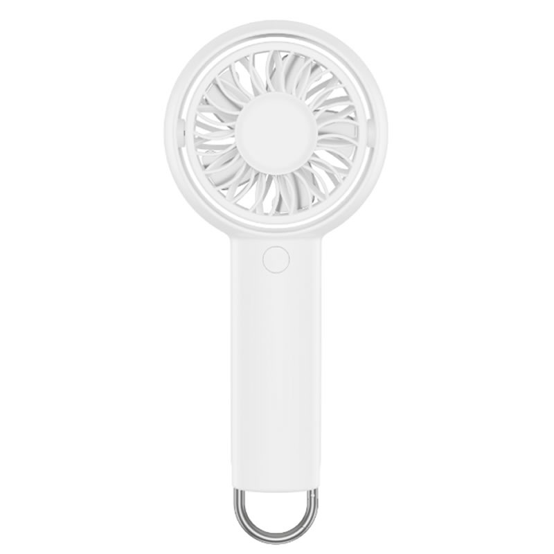羽根部分回転可能ハンディファン｜5段階風量・1200mAh充電式・自由な角度調整で快適送風