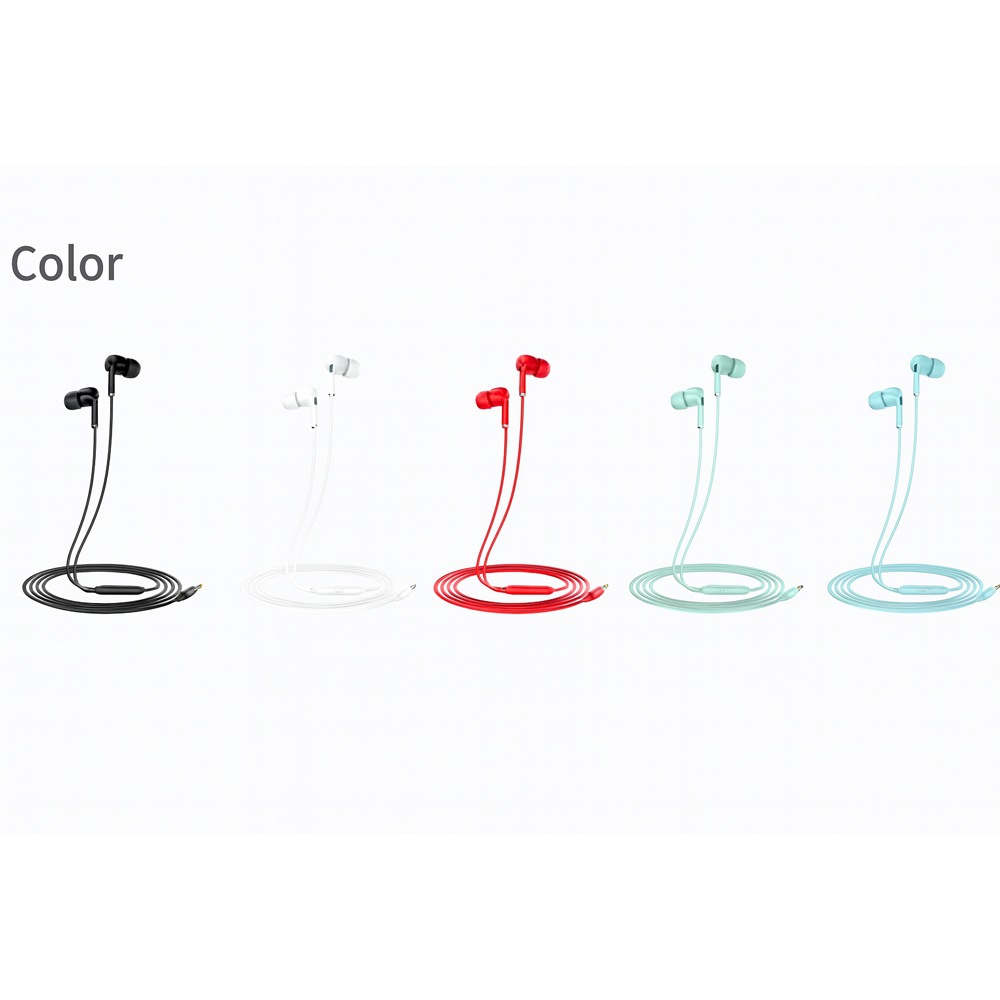 カナル型 有線インイヤー イヤホン　HD-GT-E306P-BL