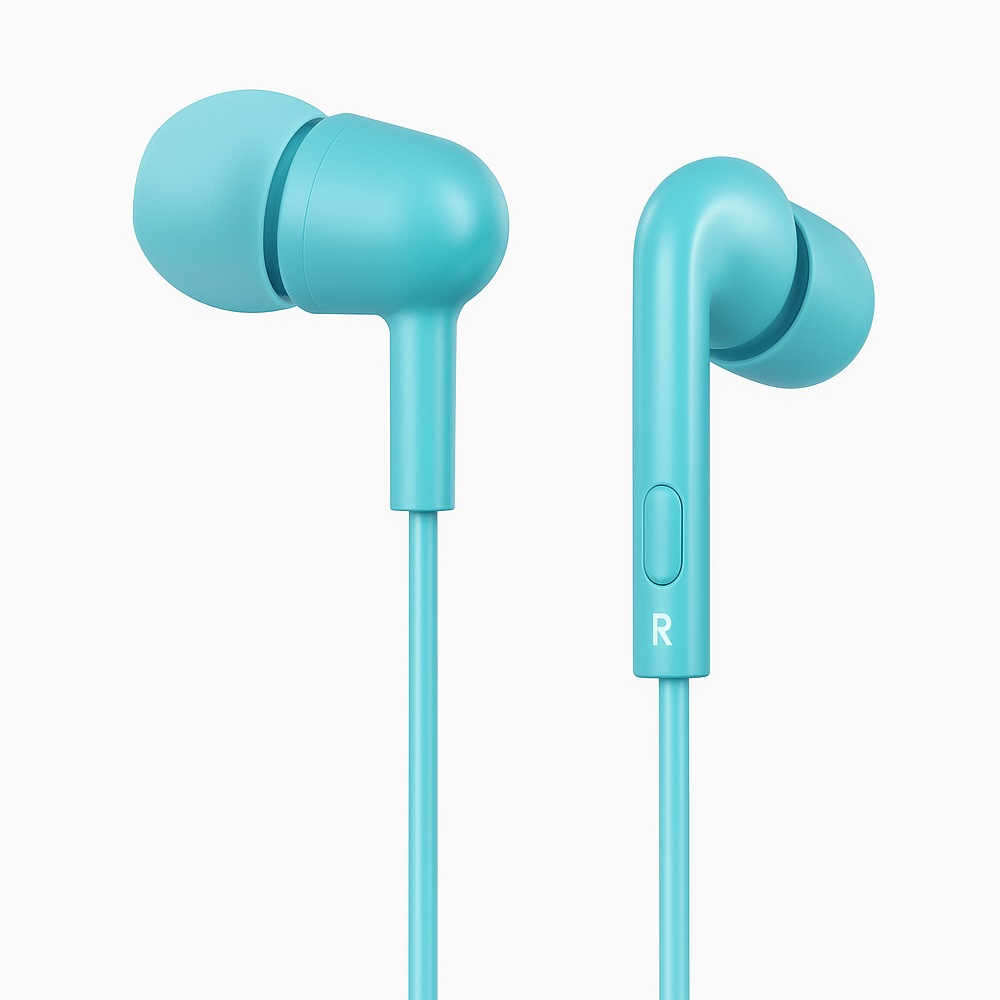 カナル型 有線インイヤー イヤホン　HD-GT-E306P-BL