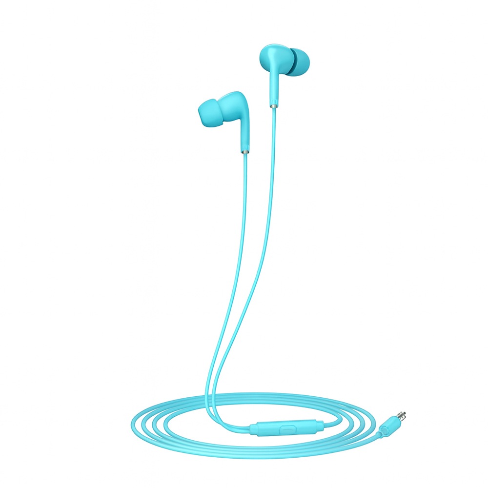 カナル型 有線インイヤー イヤホン　HD-GT-E306P-BL