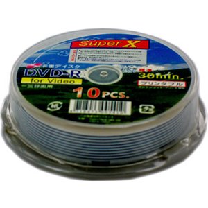☆800枚まとめ買い☆ SuperX データ・アナログ録画用 8cm DVD-R 30分 等倍速対応 10枚 SX DVR30 1XPW 10PS