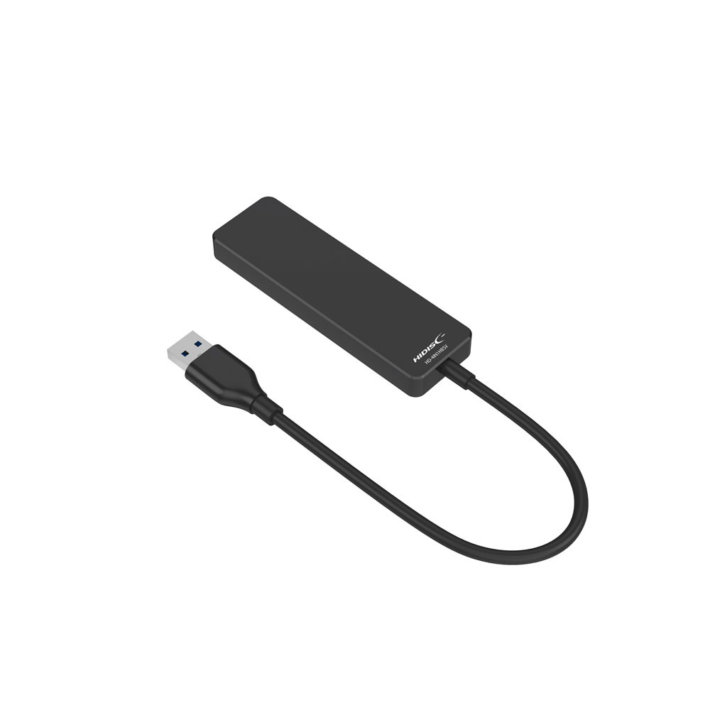 HIDISC 4in1 USB Type-A ハブ ブラック HD-4IN1HBBK