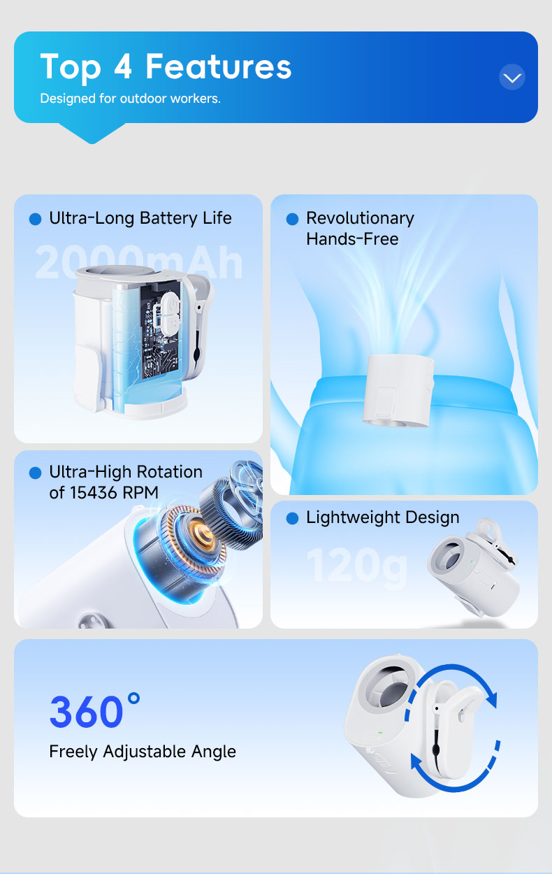腰掛ファン  冷却プレートなし HD-WCFAN01WH
