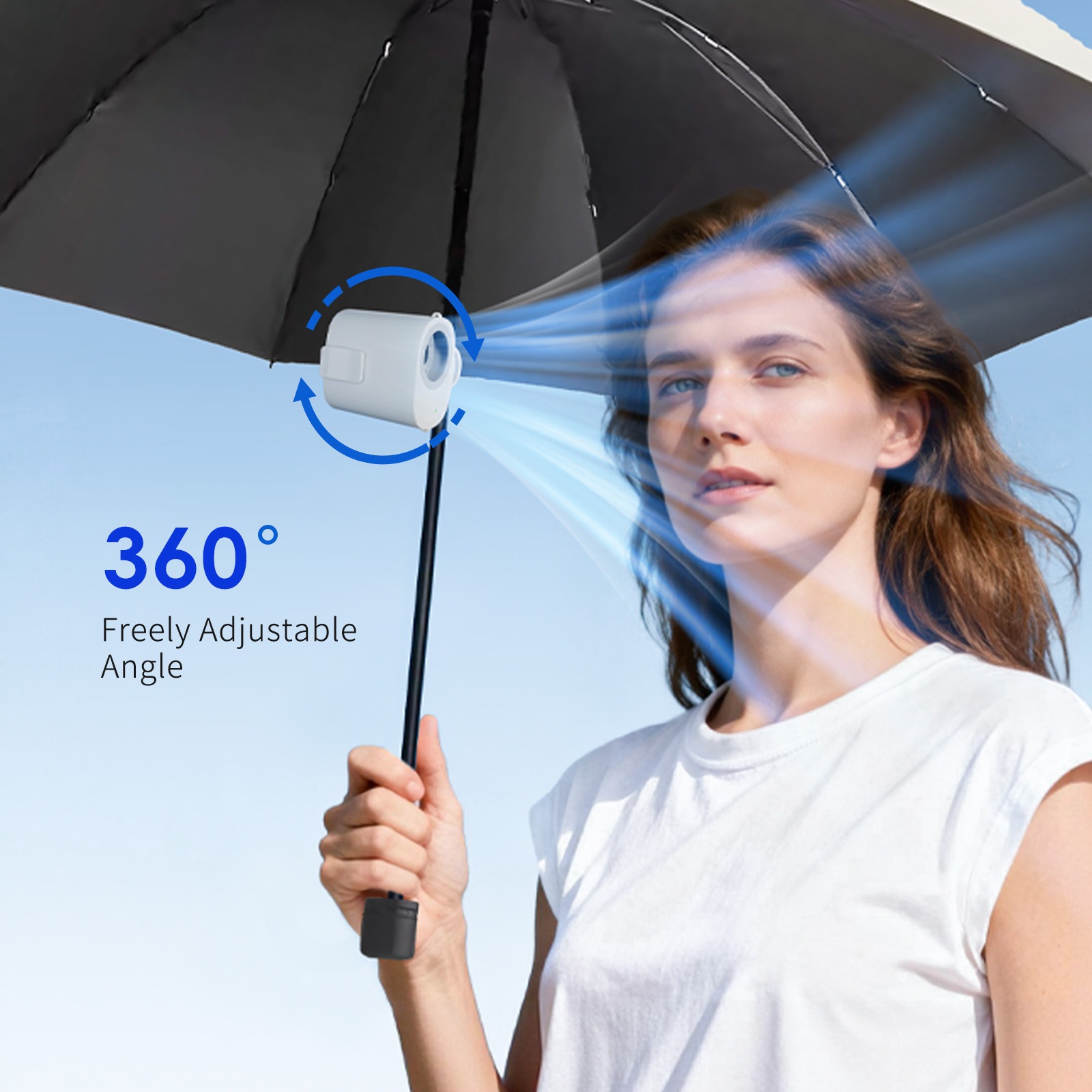 腰掛ファン  冷却プレートなし HD-WCFAN01WH