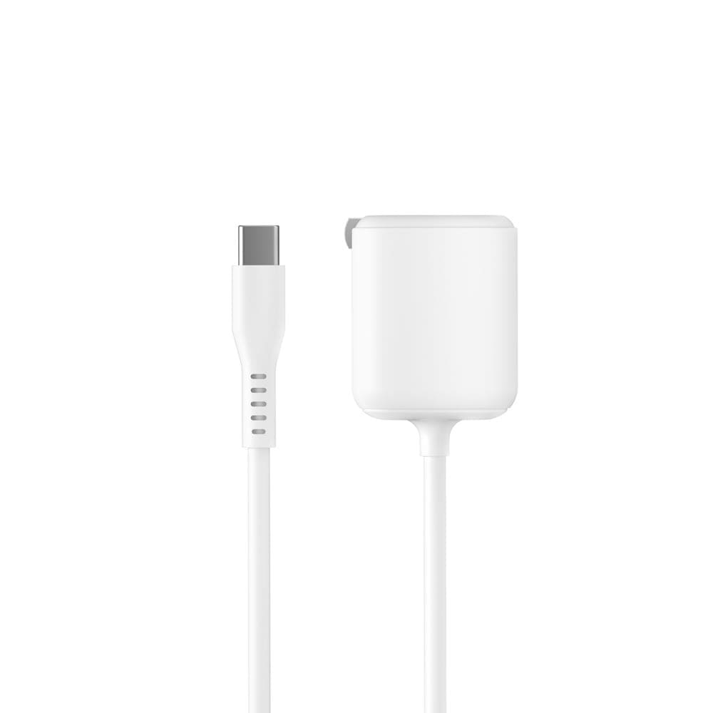 【リファービッシュ】Type-Cケーブル一体型AC充電器 2.4W出力(1.5mケーブル付) R-HD-AC12WC15WH