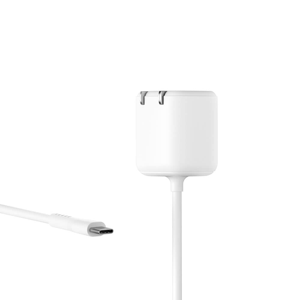 【リファービッシュ】Type-Cケーブル一体型AC充電器 2.4W出力(1.5mケーブル付) R-HD-AC12WC15WH